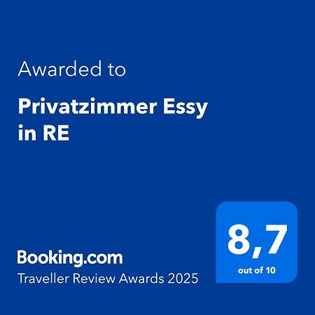 Privatzimmer Essy In Re Реклингхаузен Экстерьер фото